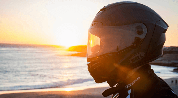 Motorcycle Helmet Visor For Protection Against Sunlight