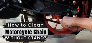 How to Clean Motorcycle Chain without Stand
